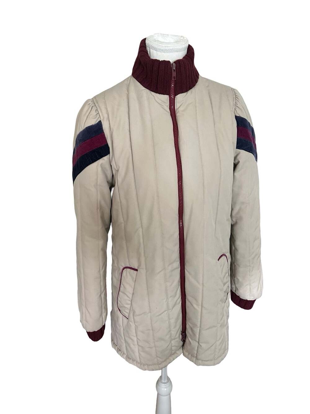 Vintage JCPenney Quilted Chevron Jacket